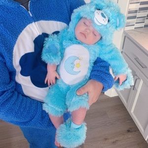 0-3M | Blue care-bear baby costume